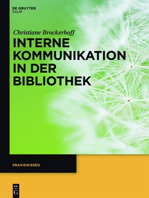 cover image of Interne Kommunikation in der Bibliothek